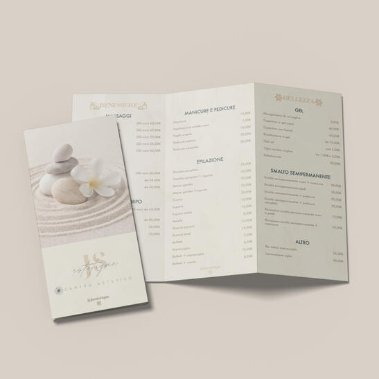 JS estetique: beauty salon β leaflet