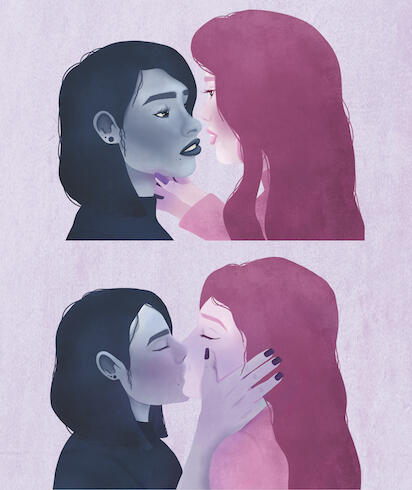 comic style illustrations (2) – inspired by &quot;kiss&quot;, prince