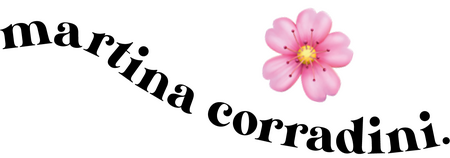 martina corradini. (pink flower emoji)